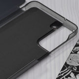 Husa pentru Samsung Galaxy S21 FE 5G, Techsuit eFold Series, albastru