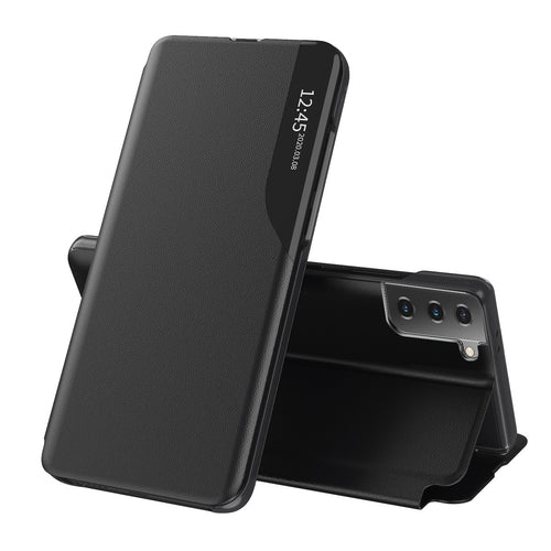 Husa pentru Samsung Galaxy S21 FE 5G, Techsuit eFold Series, negru