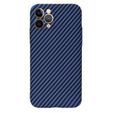 Husa pentru iPhone 11 Pro, Techsuit Carbonite FiberShell, cyan