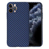 Husa pentru iPhone 11 Pro, Techsuit Carbonite FiberShell, cyan