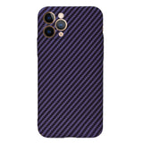 Husa pentru iPhone 11 Pro, Techsuit Carbonite FiberShell, cyan