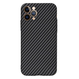 Husa pentru iPhone 11 Pro, Techsuit Carbonite FiberShell, cyan