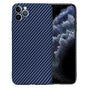 Husa pentru iPhone 11 Pro Max, Techsuit Carbonite FiberShell, cyan