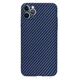 Husa pentru iPhone 11 Pro Max, Techsuit Carbonite FiberShell, cyan