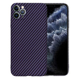 Husa pentru iPhone 11 Pro Max, Techsuit Carbonite FiberShell, cyan