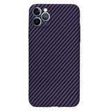 Husa pentru iPhone 11 Pro Max, Techsuit Carbonite FiberShell, cyan