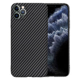 Husa pentru iPhone 11 Pro Max, Techsuit Carbonite FiberShell, cyan