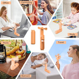 Techsuit Mini portabil Hand Fan (HZ001), 2000mAh, USB reincarcabil, 3 Speeds reglabil, Alb