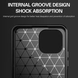 Husa pentru Xiaomi Mi 11 Lite, Techsuit Carbon Silicone, negru