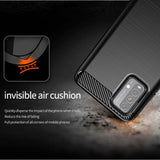 Husa pentru Xiaomi Redmi 9T, Techsuit Carbon Silicone, negru