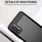 Husa pentru Xiaomi Redmi 9T, Techsuit Carbon Silicone, negru