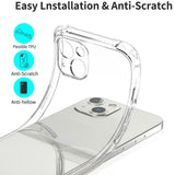 Husa pentru Motorola Edge 50 Fusion, Techsuit Shockproof Clear Silicone, transparenta