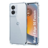 Husa pentru Motorola Edge 50 Fusion, Techsuit Shockproof Clear Silicone, transparenta