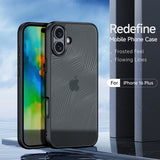 Husa pentru iPhone 16 Plus, Dux Ducis Aimo Series, negru