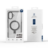 Husa pentru iPhone 16 Plus, Dux Ducis Aimo MagSafe Magnetic Stand, negru