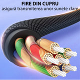 Adaptor Yesido, Audio Cable Yau19 Type-C to Jack 3 5mm Koff A3d2de, Negru