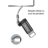 Adaptor Yesido OTG Adapter (GS05), Lightning to Micro-USB, Plug & Play, 480Mbps, Negru