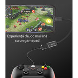 Adaptor Yesido OTG Adaptor Cablu (GS01), Type-C to USB 2.0, Plug & Play, Negru