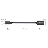 Adaptor Yesido OTG Adaptor Cablu (GS01), Type-C to USB 2.0, Plug & Play, Negru