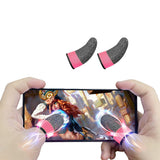 Techsuit Mobile Gaming Finger Sleeve (FS4-04), pentru Peaceful Elite, King of Glory, Anti-Sweat, Roz