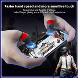 Techsuit Mobile Gaming Finger Sleeve (FS4-04), pentru Peaceful Elite, King of Glory, Anti-Sweat, Roz
