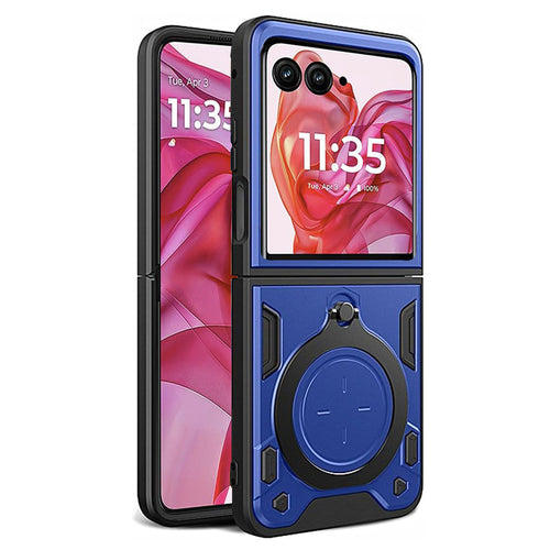 Husa pentru Motorola Razr 50 Ultra, Techsuit CamGuard Pro, albastru