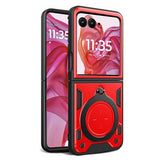 Husa pentru Motorola Razr 50 Ultra, Techsuit CamGuard Pro, albastru
