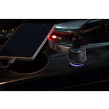 Incarcator auto Yesido Incarcator auto (Y31), 2x USB, Afisaj LED, QC 3.0, 18W, 3A, negru