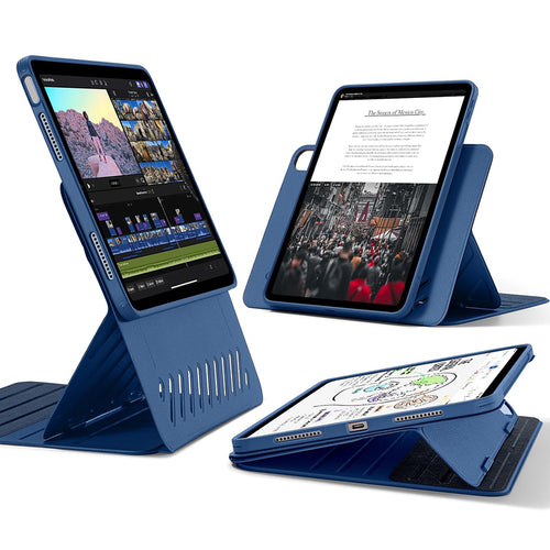 Husa tableta pentru iPad Air 4 2020 10.9, ESR Shift Magnetic, albastru