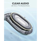 Casti wireless Anker SoundCore C30i (A3330G11), Bluetooth 5.3, Open-ear, IPX4, Reducere zgomot, Microfon, negru
