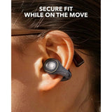 Casti wireless Anker SoundCore C30i (A3330G11), Bluetooth 5.3, Open-ear, IPX4, Reducere zgomot, Microfon, negru