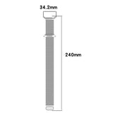 Curea pentru Samsung Galaxy Watch Ultra 47mm, Techsuit Watchband (W009), argintiu