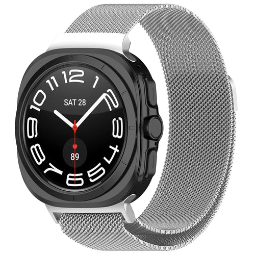 Curea pentru Samsung Galaxy Watch Ultra 47mm, Techsuit Watchband (W009), argintiu
