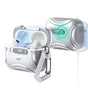 Husa casti pentru AirPods Pro 1/2, ESR, Cyber Magnetic Lock Case Halolock, alb