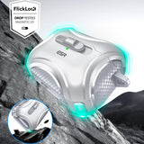 Husa casti pentru AirPods Pro 1/2, ESR, Cyber Magnetic Lock Case Halolock, alb