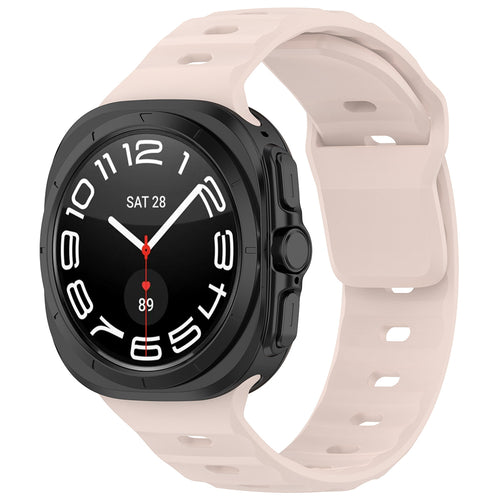 Curea pentru Samsung Galaxy Watch Ultra 47mm, Techsuit Watchband (W055), roz deschis