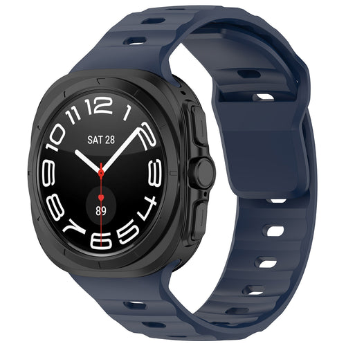 Curea pentru Samsung Galaxy Watch Ultra 47mm, Techsuit Watchband (W055), bleumarin
