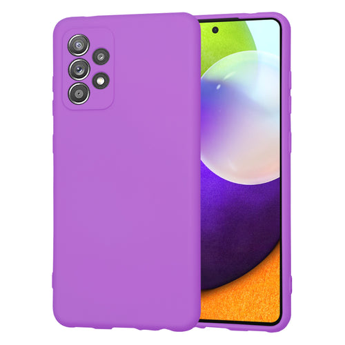 Husa pentru Samsung Galaxy A52 5G, Techsuit SoftFlex, mov