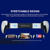 Gamepad Techsuit Wireless Controller (BSP-D9), Gamepad pentru Tablet, Phones, Nintendo Switch/PS3/PS4, Bluetooth V5.2, 400mAh, negru