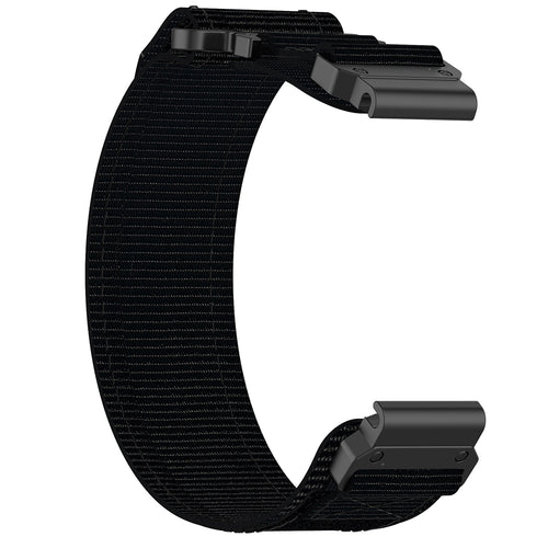 Curea pentru Garmin Fenix 6X/6X Pro, Techsuit Watchband QuickFit 26mm (W057), negru