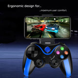 Gamepad Techsuit Wireless Controller (V13), Bluetooth V4.0, 2.4G, 400mAh, Universal, negru;albastru