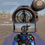Gamepad Techsuit Wireless Controller (V13), Bluetooth V4.0, 2.4G, 400mAh, Universal, negru;albastru