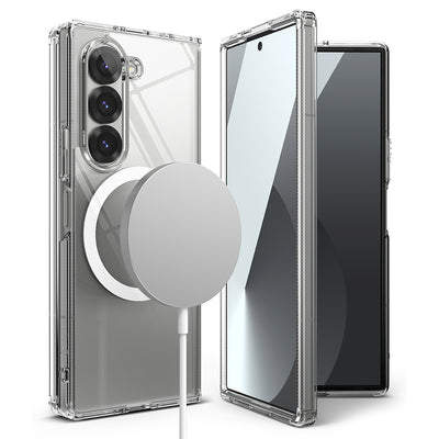 Husa pentru Samsung Galaxy Z Fold6, Ringke Fusion MagSafe, transparenta