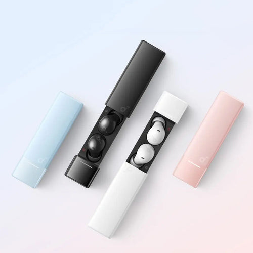 Casti wireless Anker SoundCore A30i (A3958G11), Bluetooth 5.4, ANC, IP54, cu Microfon, negru