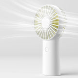 JisuLife Premium portabil Mini Fan Life6 (FA20X), USB-C reincarcabil, 3 Wind Speeds, 4000mAh, Alb
