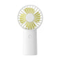 JisuLife Premium portabil Mini Fan Life6 (FA20X), USB-C reincarcabil, 3 Wind Speeds, 4000mAh, Alb