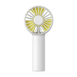 JisuLife Premium portabil Mini Fan Life1 (FA20), USB-C reincarcabil, 3 Wind Speeds, 2000mAh, Alb