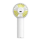 JisuLife Premium portabil Mini Fan Life1 (FA20), USB-C reincarcabil, 3 Wind Speeds, 2000mAh, Alb