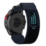 Curea pentru Garmin Instinct 2S Solar, Techsuit Watchband QuickFit 20mm (W057), bleumarin