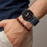 Curea pentru Garmin Instinct 2S Solar, Techsuit Watchband QuickFit 20mm (W057), bleumarin